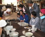 2009年度「穴窯焼成」の窯出し