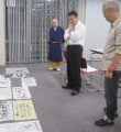 「大仏書道大会」公募展の審査