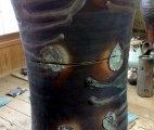友人の穴窯「窯出し」